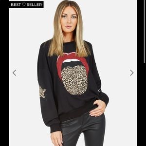 NWOT Lauren Moshi Babbs Leopard Tongue